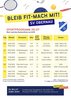 Sportprogramm des SV Obernau 2026/2027